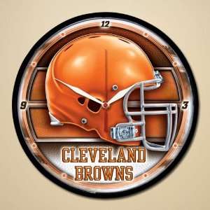  Cleveland Browns Helmet & Name Round Wall Clock Sports 