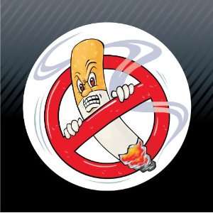  No Smoking Warning Sign Sticker Decal 
