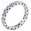 26ct Russian Ice CZ Stackable Eternity Band Ring s 7  
