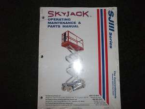Skyjack SJIII 3220 3226 Operating maint & parts manual  