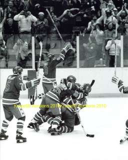 BILL BAKER Saves 1980 USA GOLD w/Goal vs Sweden 8x10~@@  