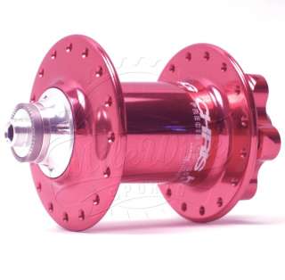 Chris King Front ISO Disc Hub 32h MTB QR Pretty and Strong Pink 100mm 