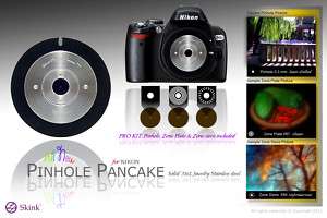 Skink Pinhole Pancake PRO Kit for Nikon DSLR SLR*  
