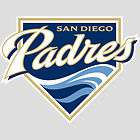 San Diego Padres Mini FATHEAD Team Logo MLB 6x5 Official Vinyl Wall 