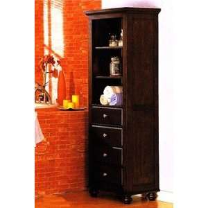  British Cane Tall Cabinet by Acme Furniture