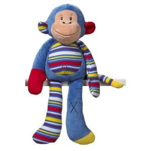  Baby Ganz Stripes Monkey   Blue Toys & Games