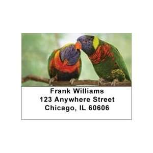  Love Birds In The Tropics Address Labels