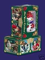 14036 OLD WORLD CHRISTMAS GIFT BOXES 4 1/4X3X2 1/4  