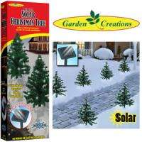 Solar Powered Christmas Tree Path Lights   Set of 2  