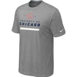  Chicago Bears Heathered Grey Nike Property Of T Shirt 