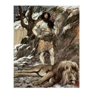  Benaiah, Who Slew The Lion James Jacques Tissot. 16.88 