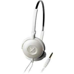  Audio Technica ATH FW3WH Button Style On Ear Headphones 