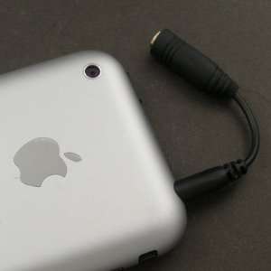  Headphone Adapter for Apple iPhone   Black Everything 