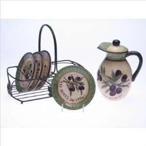 Certified International OLIVE OIL DIPPING Set 7 Pc  