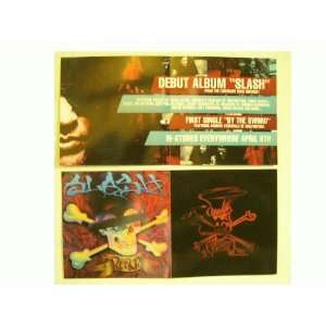  Slash 2 Sided Poster Velvet Revolver Guns N Roses 