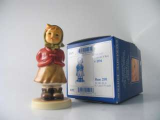 Hummel Figurine Singt Mit Clear AS A Bell #1994 Hum2181 With Box 