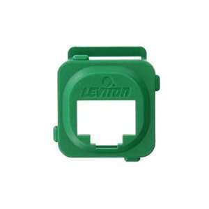   QuickPort Adapter Bezel for Clipsal Opening   Green