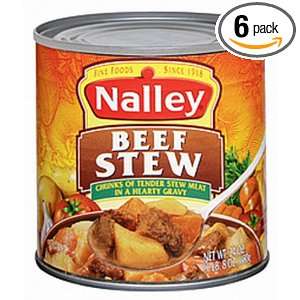 Nalley Big Chunk Beef Stew, 24 Ounce (Pack of 6)  Grocery 