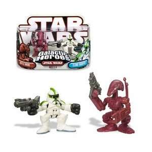   Heroes Figure Battle Droid and Clone Trooper Two Pack Toys & Games