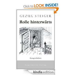   hinterwärts (German Edition) Georg Steiger  Kindle Store