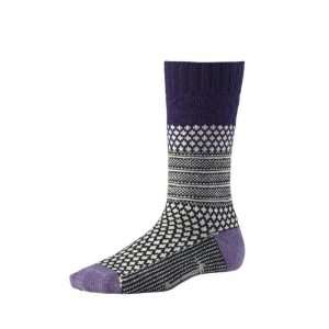  Smartwool Womens Popcorn Cable Sock (Imperial Purple) M 