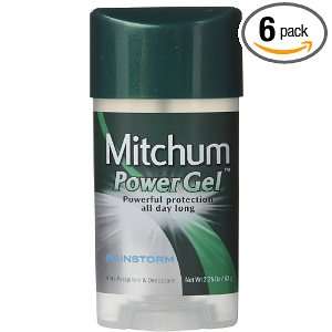 Mitchum for Men Anti perspirant & Deodorant, Clear Gel, Rainstorm, 2 