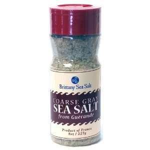 Coarse Gray Sea Salt from Guérande 8 oz Shaker Bottle 