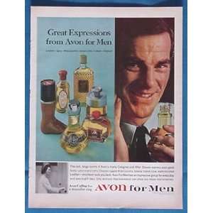  1967 Avon for Men Great Expressions Print Ad (2212)
