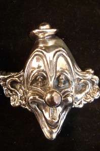 STERLING SILVER CLOWN GIORELLI G. BOGGIALI ITALY ITALIA  