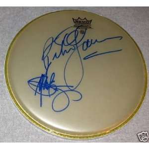  Peter Yarrow & Paul Stookey Signed Autograph Drum Head 