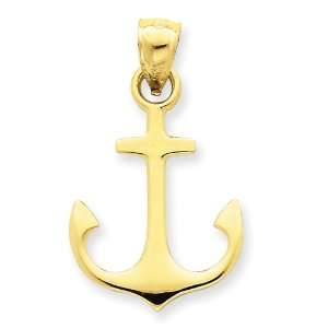  14k Anchor Pendant Jewelry