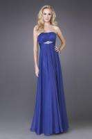 four Color full length chiffon Evening Bridesmaid Dress Size 6 8 10 12 