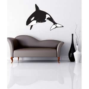   Whale (Black Color Only) size 34inX48in item AEdel114M