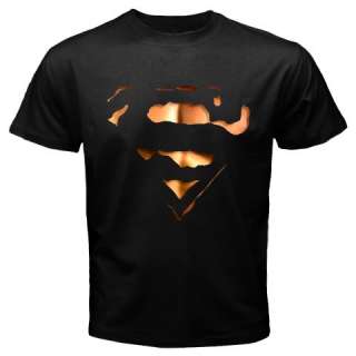 Superman Burn Shield Logo Smallville Clark Kent T shirt  