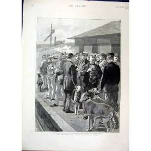  Coal Miner Crisis Railway Platform 1892 Pitmen Dogs