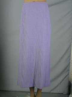 New CJ BANKS Lavender Long SKIRT sz 1X 18 Flowing Gauzy Feminine 