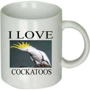  I Love Cockatoos Ceramic Drinking Cup 