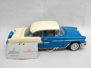 Franklin Mint Collectible Die Cast Classic Car 1955 Chevrolet Bel Air 