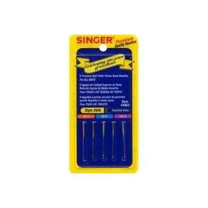  Singer Yellow Band Ball Point Machine Needle Assorted 