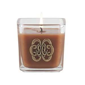   Cider Medium Glass Cube 12oz Candle by Aromatique