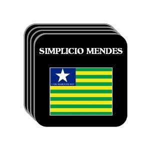  Piaui   SIMPLICIO MENDES Set of 4 Mini Mousepad Coasters 