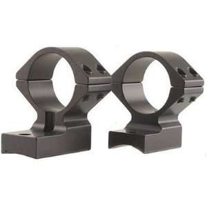 Talley Black Anodized 1 Low Rings/Base Set For Weatherby Vangua 