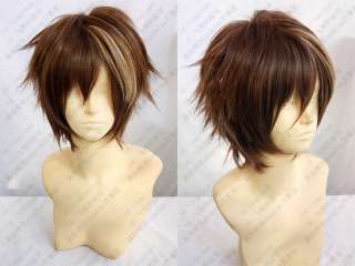 Guilty Crown SHU OUMA Cosplay Costume Pre styled Wig 2  