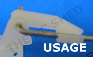 RC Servo Arm / Control Horn Clevis 2mm White x 10  