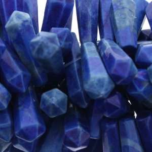 Lapis  Tapper Point Faceted   23mm Height, 7mm Width, No Grade   Sold 