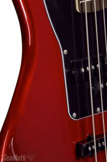   Vintage Modified Jaguar Bass Short Scale   Short Scale Candy Apple Red