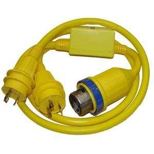  CHARLES SMART Y ADAPTERS YELLOW 50AMP TO 2 30AMP 125V 