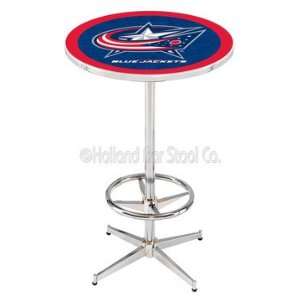  Columbus Blue Jackets Chrome Pub Table   NHL Series 