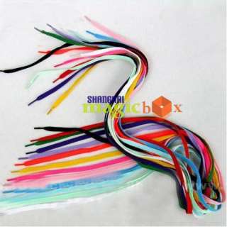 Colorful Flat Sport Shoe Lace Sneakers Shoelace Strings  