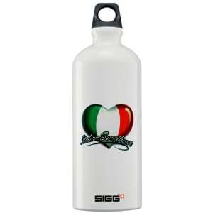  Sigg Water Bottle 1.0L Italian Sweetheart Italy Flag 